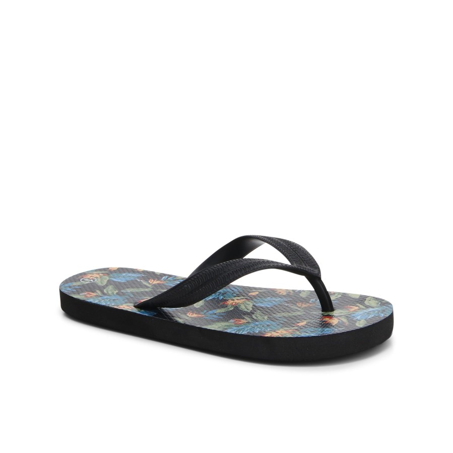 Kids' Number One Shoes Jandals | Aloha Kids' Jandals Black