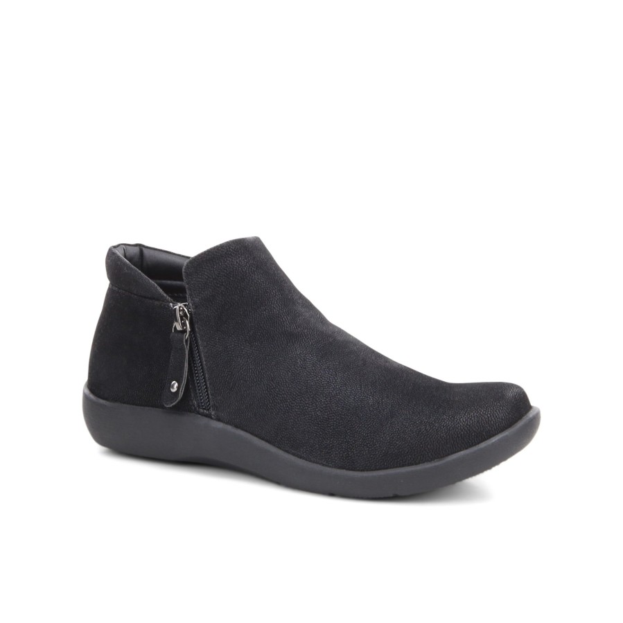 Women'S Number One Shoes Comfort | Step On Air Tessa Ankle Boots Black