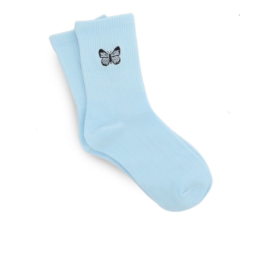 Women'S Number One Shoes Socks | Ruby Embroidered Socks