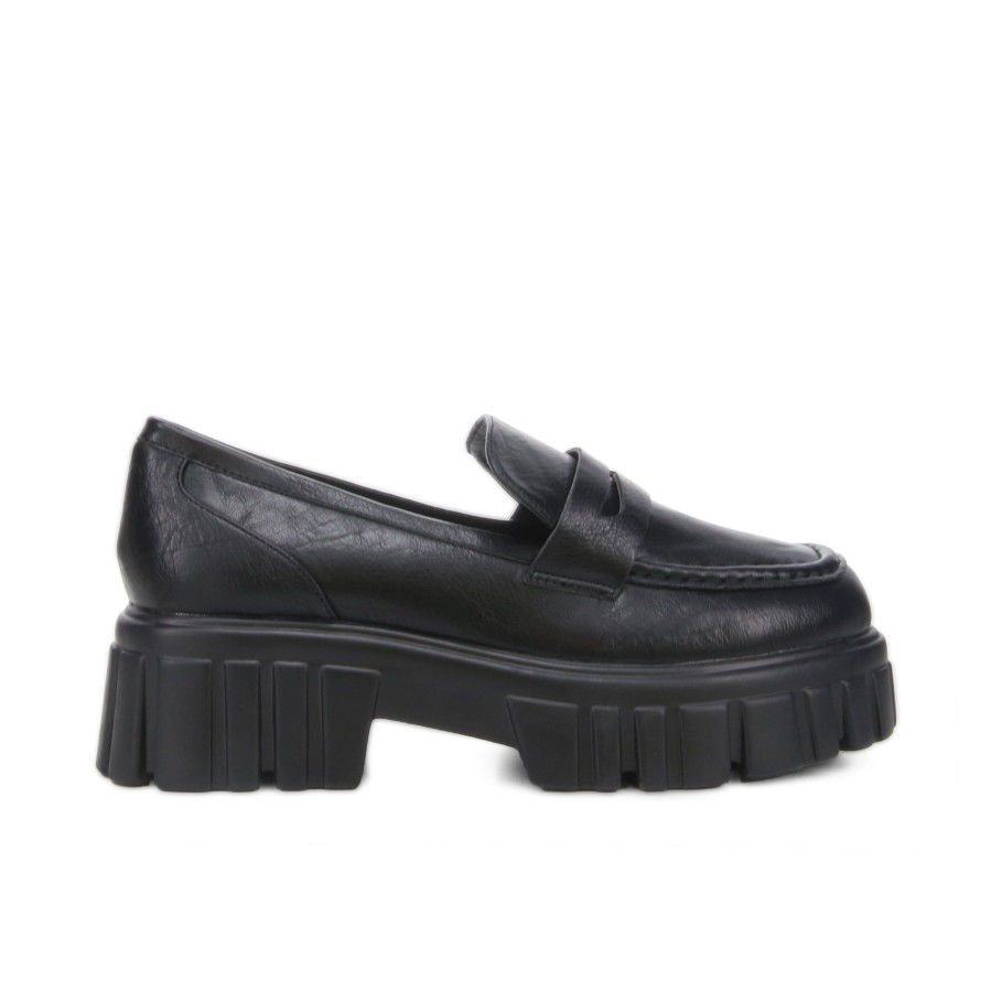 Women'S Number One Shoes Loafers | London Shoes Black