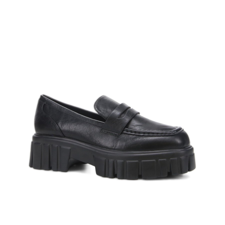 Women'S Number One Shoes Loafers | London Shoes Black