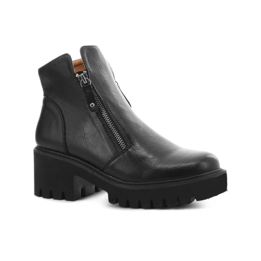 Women'S Number One Shoes Ankle | Chicago Ankle Boots Black