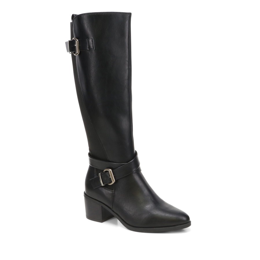 Women'S Number One Shoes Knee High | Paloma Rossi Kelsey Knee High Boots Black