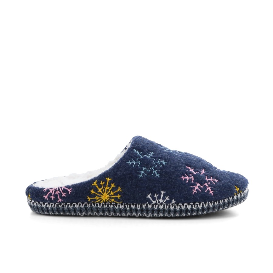 Women'S Number One Shoes Slip On Scuffs | Snowy Slippers