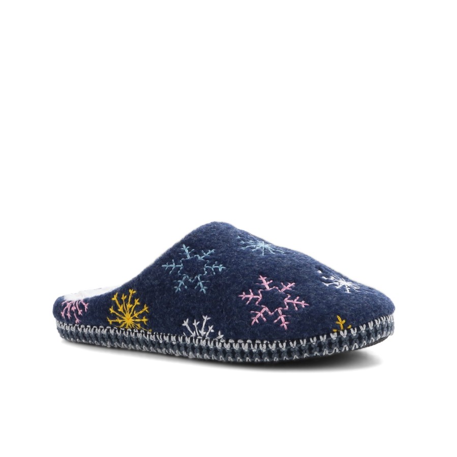 Women'S Number One Shoes Slip On Scuffs | Snowy Slippers