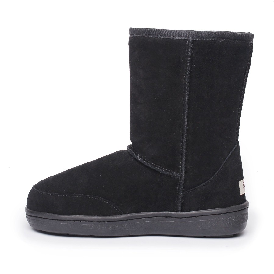 Women'S Number One Shoes Slipper Boots | Sheepz Wainui Leather Slippers