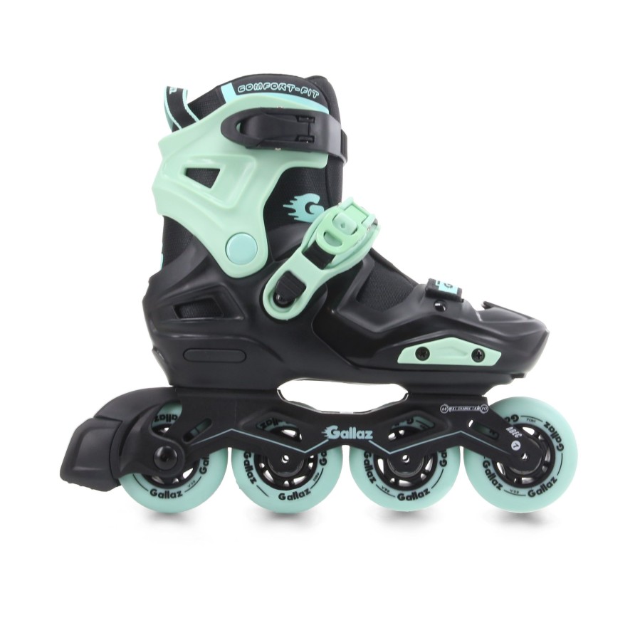 Kids' Number One Shoes Skate | Gallaz Inline Kids' Skates Grey Mint