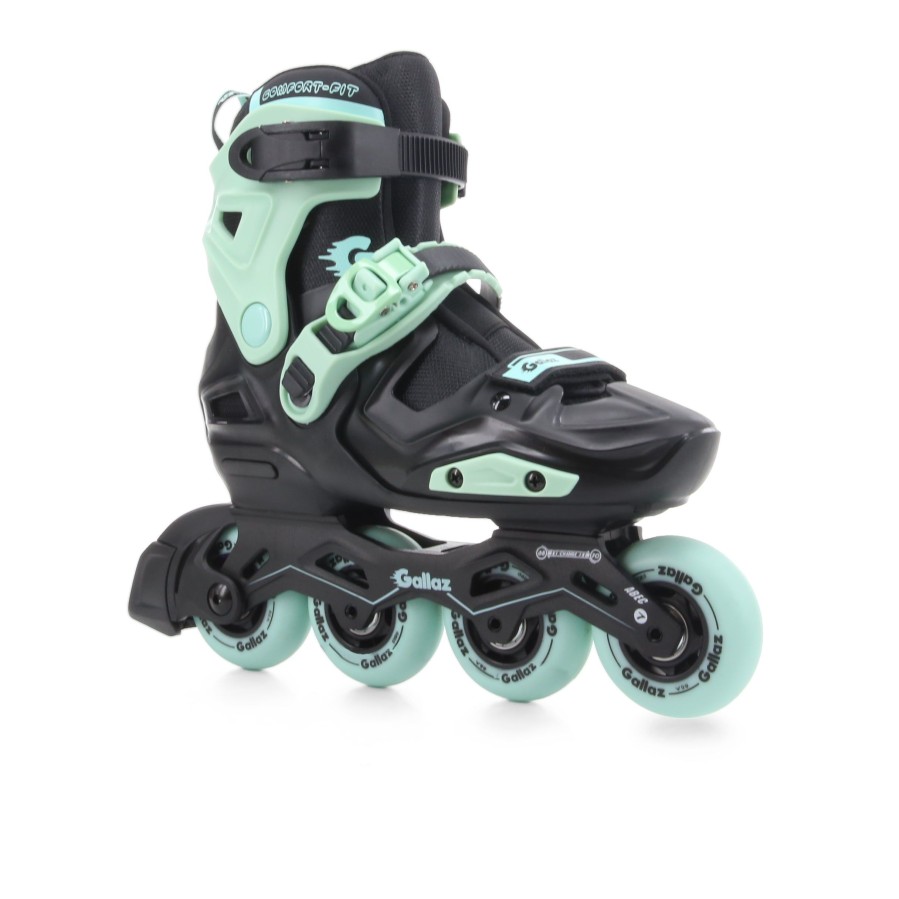 Kids' Number One Shoes Skate | Gallaz Inline Kids' Skates Grey Mint