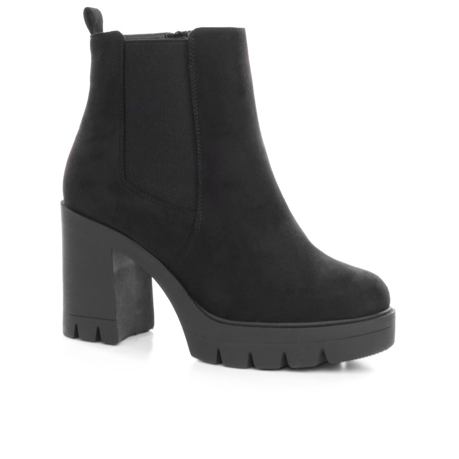 Women'S Number One Shoes Ankle | Phoenix Wide Fit Boots Black