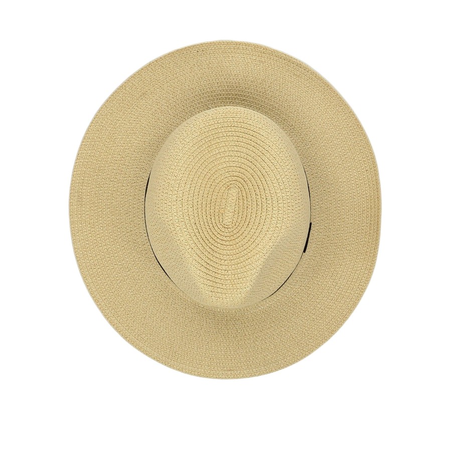 Women'S Number One Shoes Hats | Body Glove Straw Fedora Natural