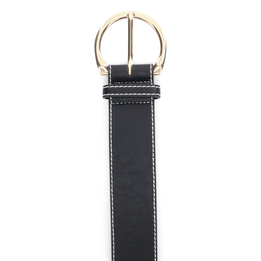 Women'S Number One Shoes Belts | Shay Belt Black