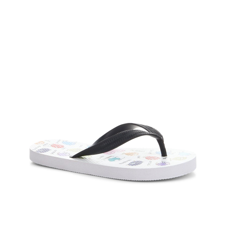 Kids' Number One Shoes Jandals | Kiwi Feelings Kids' Jandals White