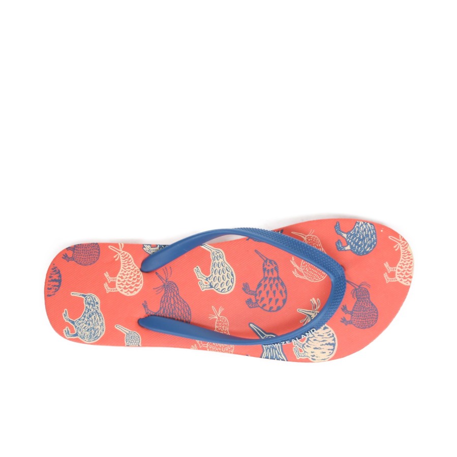 Women'S Number One Shoes Jandals | Kiwi Sketch Jandals