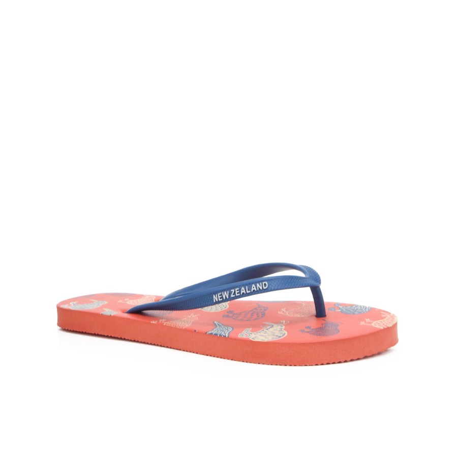 Women'S Number One Shoes Jandals | Kiwi Sketch Jandals