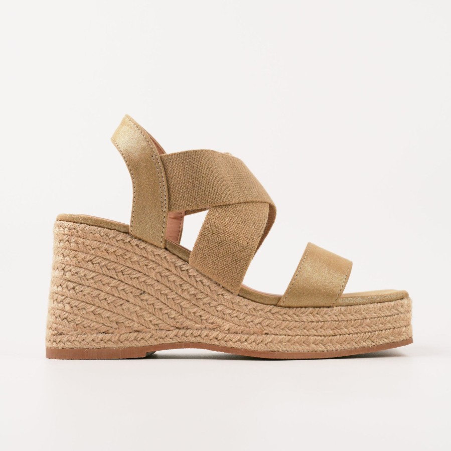 Women'S Number One Shoes Heels | Shine Espadrille Wedges