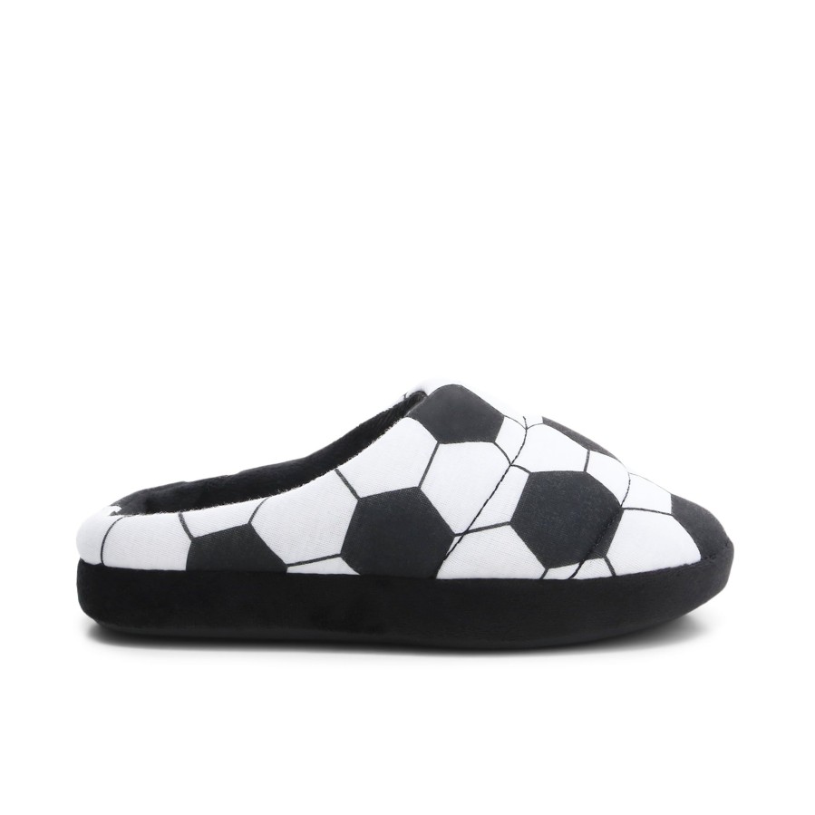 Kids' Number One Shoes Slippers | Football Kids' Slippers Black