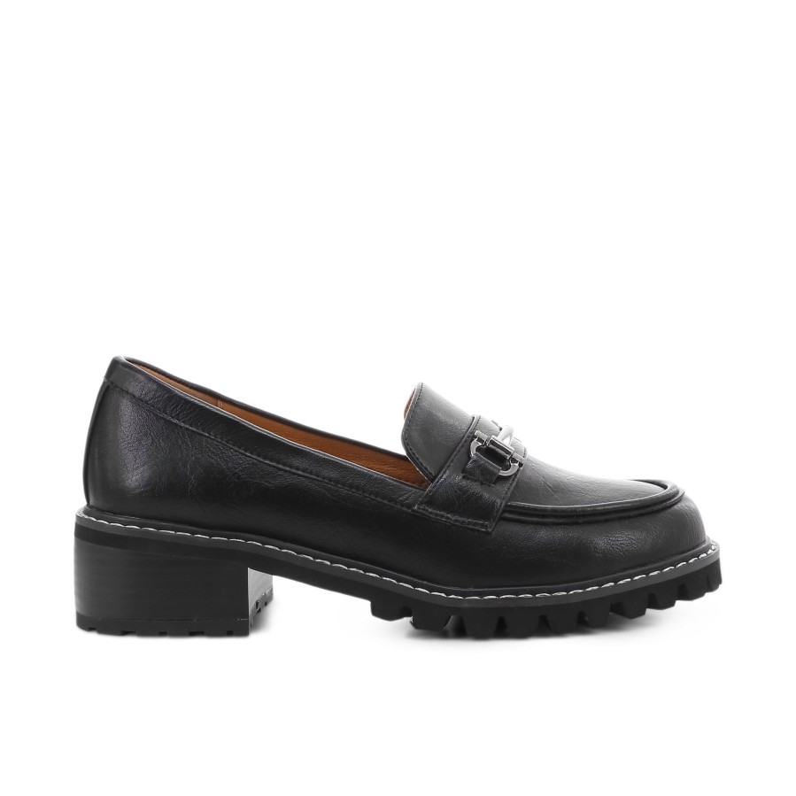 Women'S Number One Shoes Loafers | Houston Loafers Black