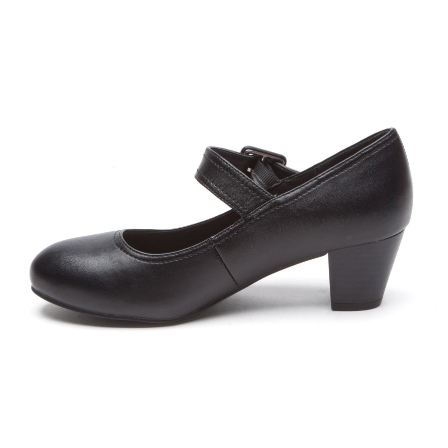 Women'S Number One Shoes Court | Grosby Isli Heels Black