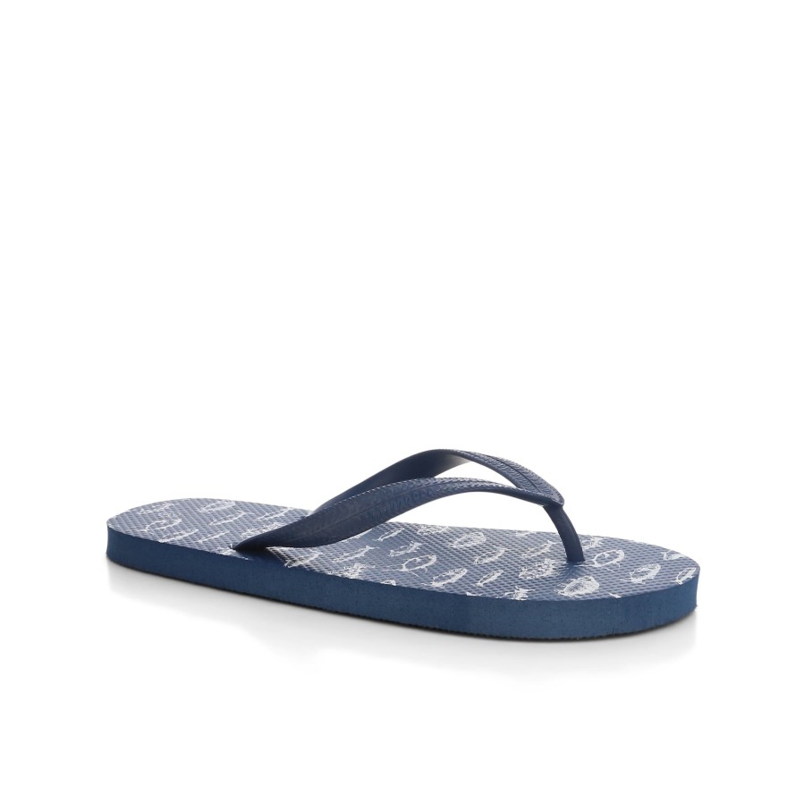 Men'S Number One Shoes Jandals | Gone Fishin Men'S Jandals Navy