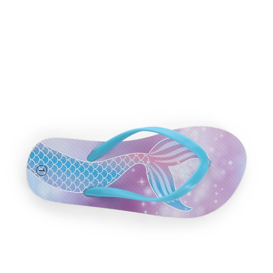 Kids' Number One Shoes Jandals | Mermaid Tail Kids' Jandals Lilac