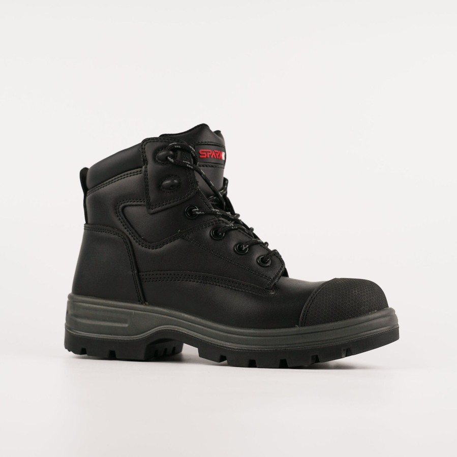 Men'S Number One Shoes Safety | Bata Ignition 2 Safety Boots Black