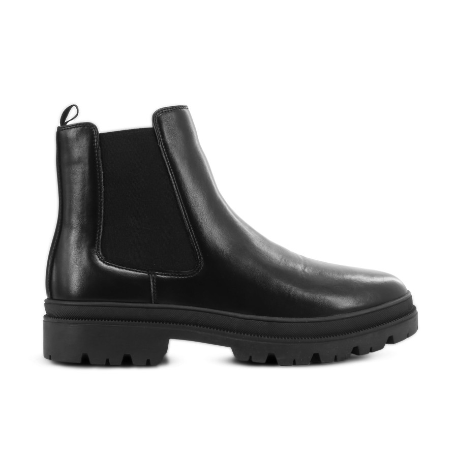 Men'S Number One Shoes Pull On | Bedford Boots Black