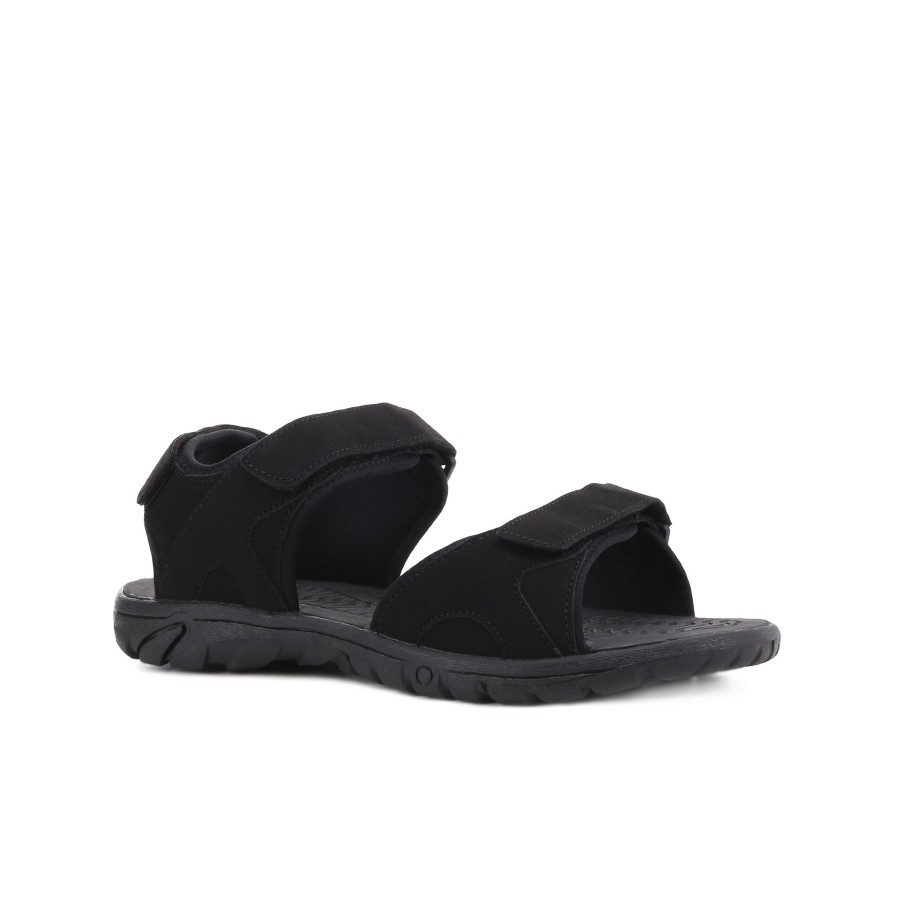 Kids' Number One Shoes Sandals | Raven Senior School Sandals Black