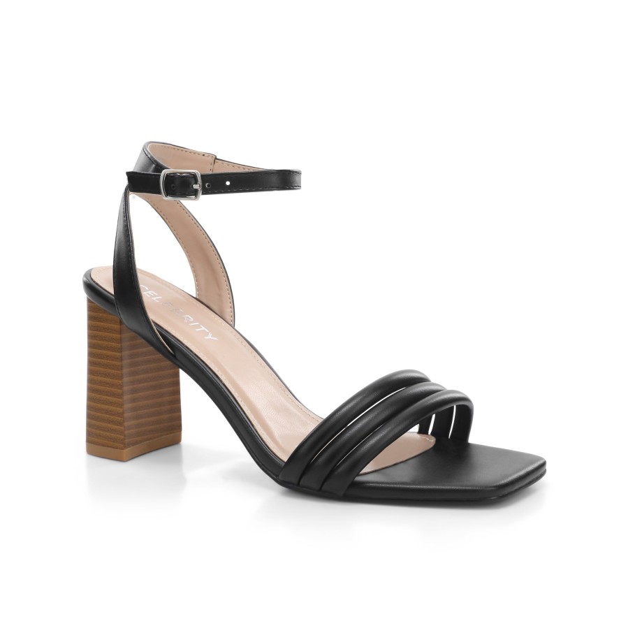 Women'S Number One Shoes Heels | Whitney Block Heels Black