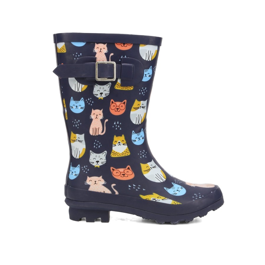 Kids' Number One Shoes Gumboots | Meow Kids' Gumboots Navy