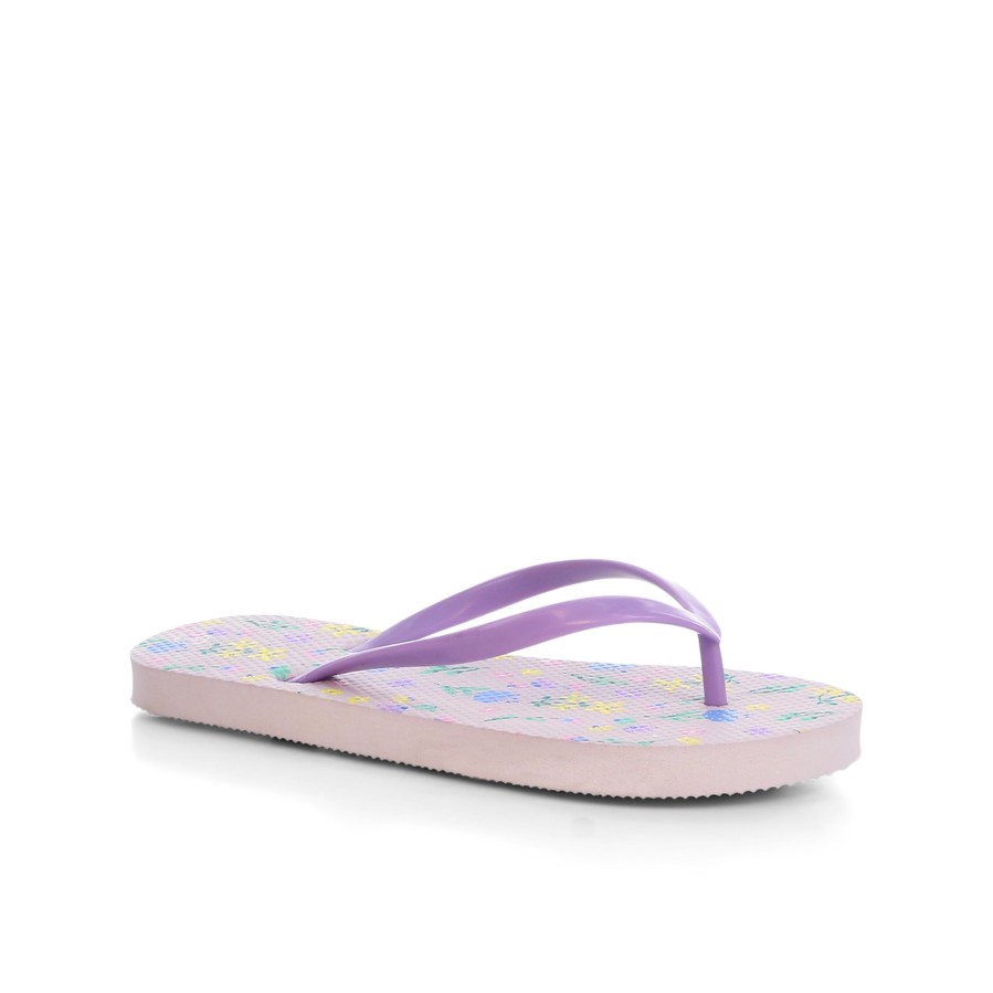 Kids' Number One Shoes Jandals | Wildflower Kids' Jandals Lilac