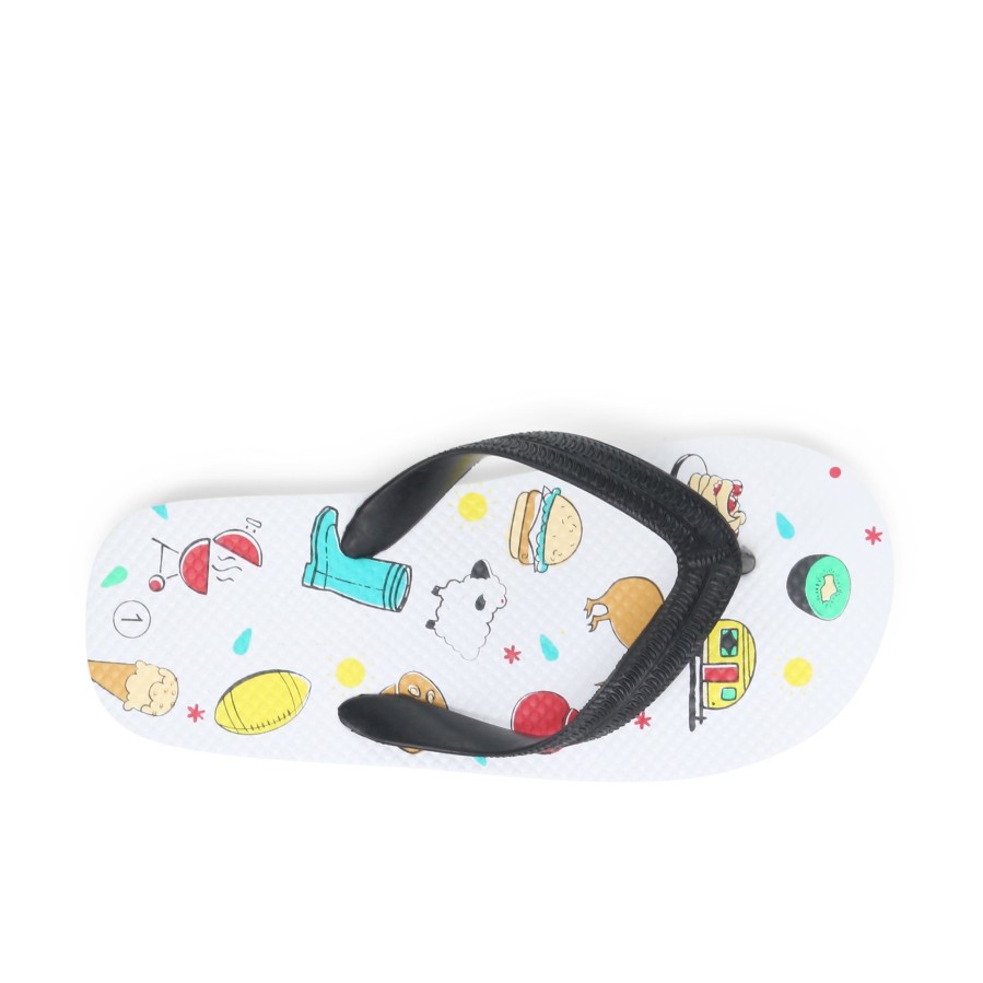 Kids' Number One Shoes Jandals | Kiwi As Kids' Jandals White