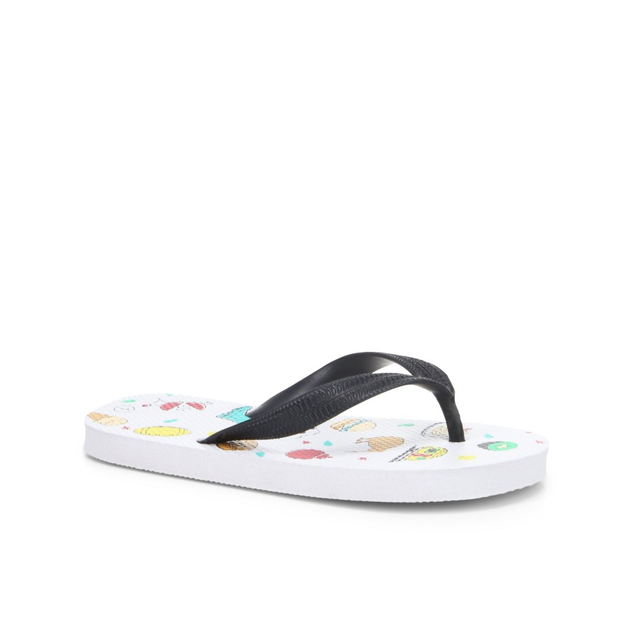 Kids' Number One Shoes Jandals | Kiwi As Kids' Jandals White