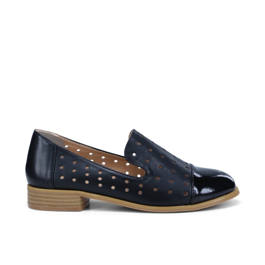 Women'S Number One Shoes Loafers | Sakura Seventy Shoes Black