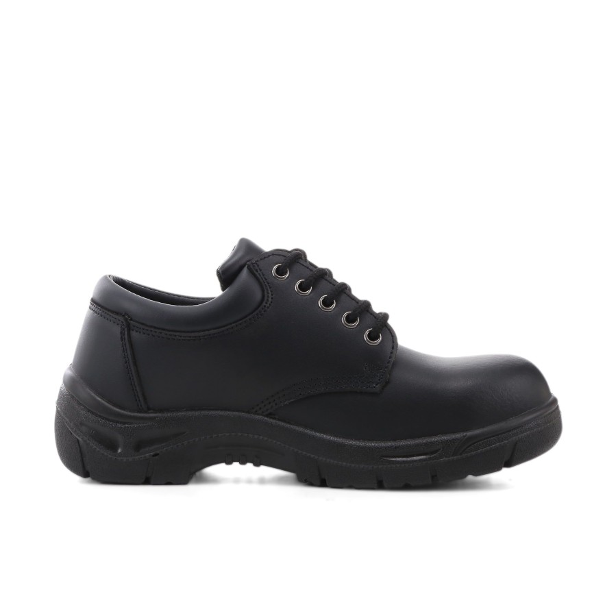 Men'S Number One Shoes Safety | Bata Rover Safety Shoes Black