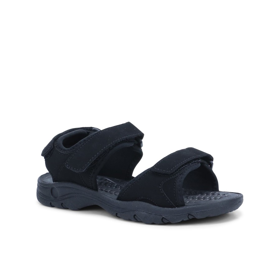 Kids' Number One Shoes Sandals | Rave Junior School Sports Sandals Black