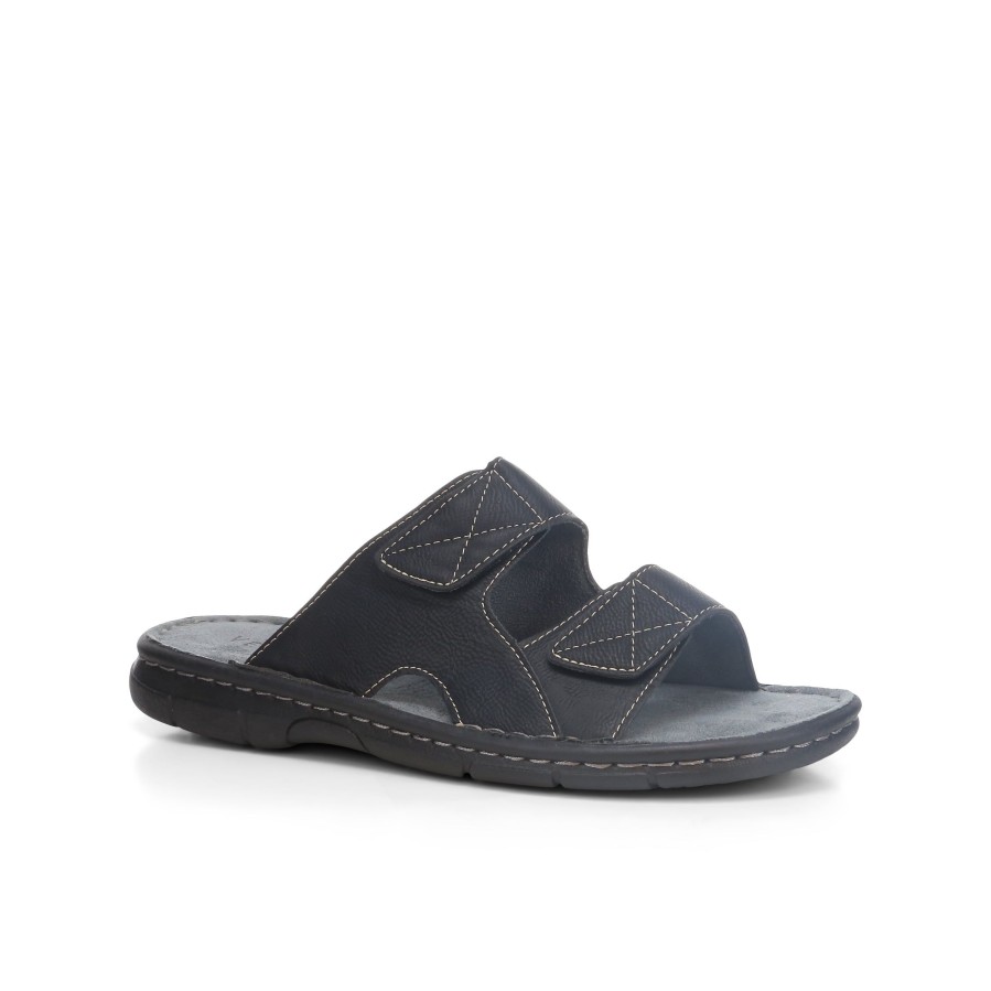 Men'S Number One Shoes Slides | Bryson Slides Black