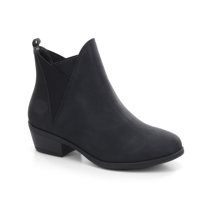 Women'S Number One Shoes Ankle | Tarragon Ankle Boots - Wide Fit Black