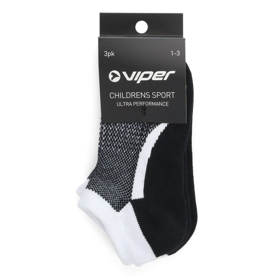 Kids' Number One Shoes Socks | 3Pk Ultra Perform Kids Ankle Socks