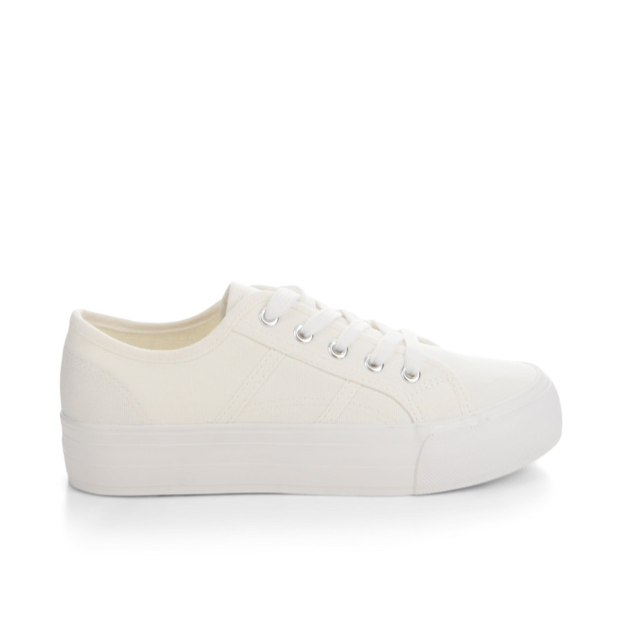 Women'S Number One Shoes Lifestyle | Holly Canvas Sneakers White