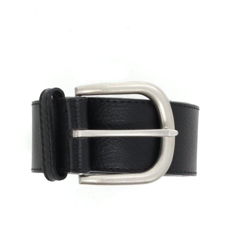 Women'S Number One Shoes Belts | Bessie Belt Black