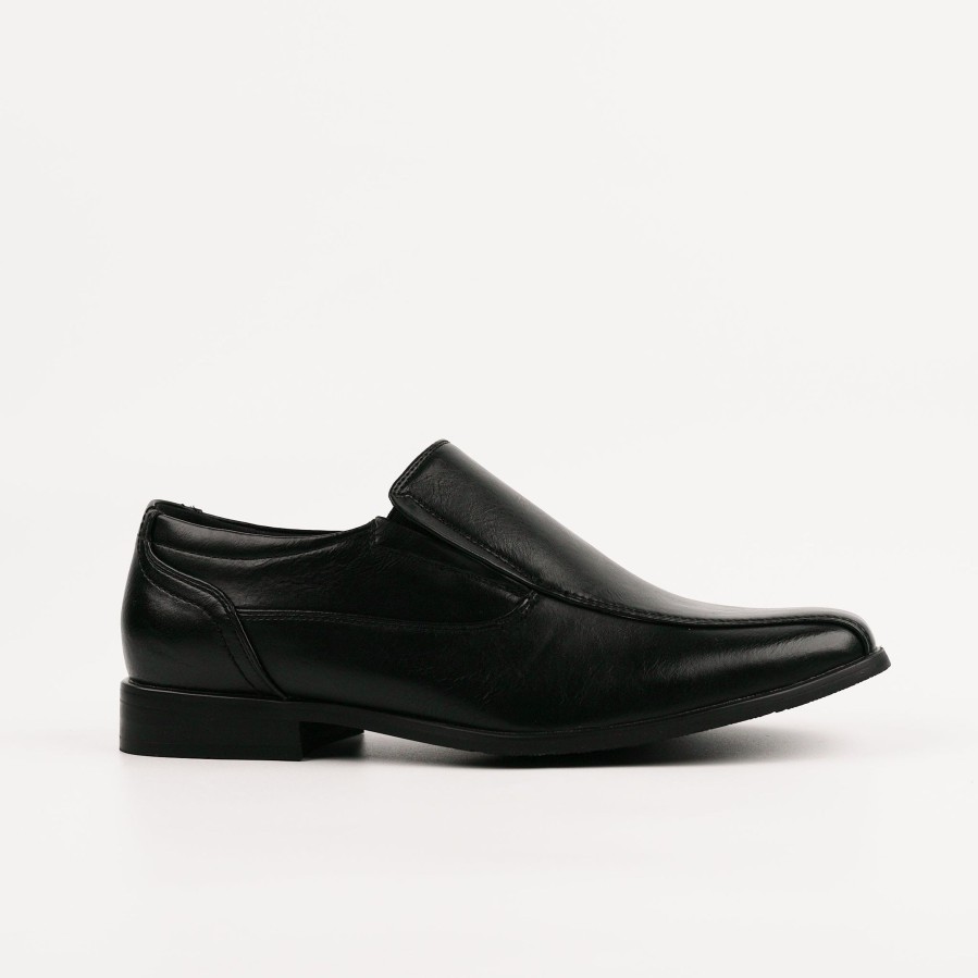 Men'S Number One Shoes Dress | Greenwood Wide Fit Dress Shoes Black