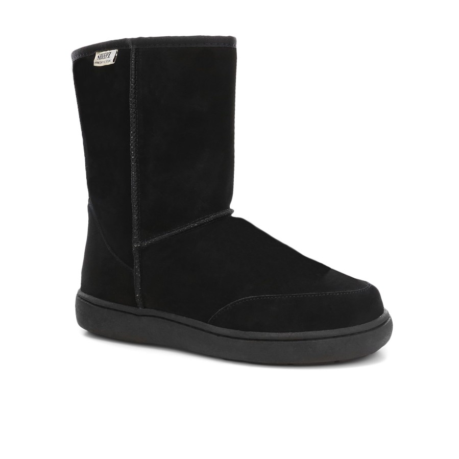 Men'S Number One Shoes Slipper Boots | Sheepz Wainui Short Leather Slipper Boots