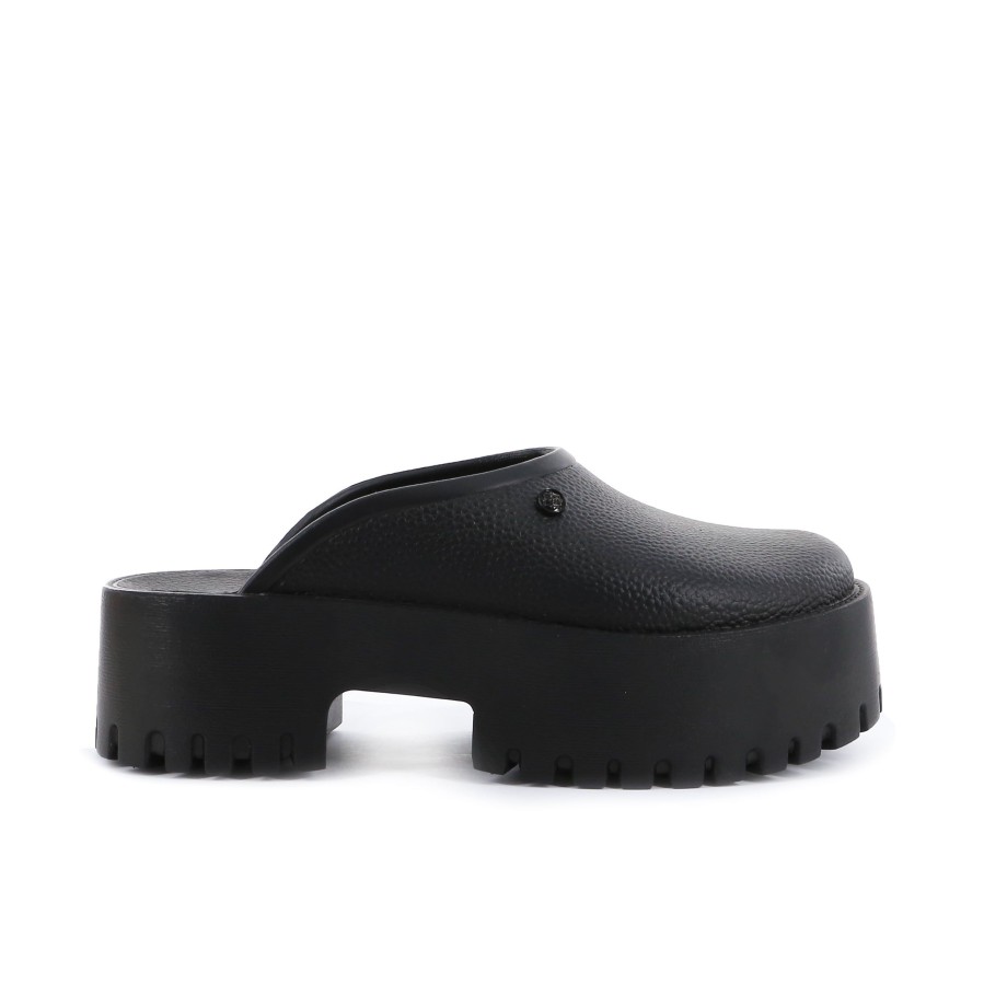 Women'S Number One Shoes Mules | Zomp Platform Mules Black