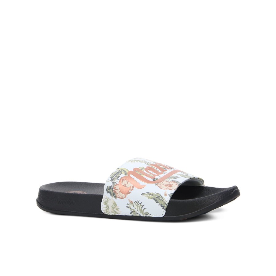 Women'S Number One Shoes Slides | Mambo Oasis Women'S Slides Black