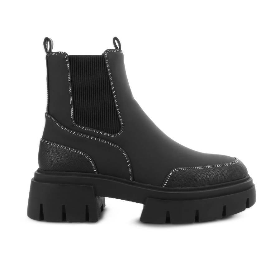 Women'S Number One Shoes Ankle | Blink Boots Black