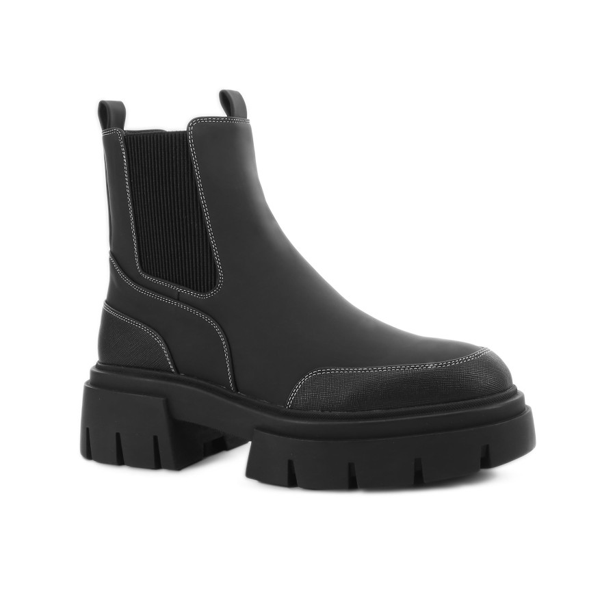 Women'S Number One Shoes Ankle | Blink Boots Black