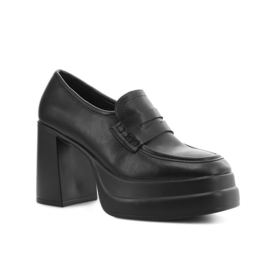 Women'S Number One Shoes Block | Hendrix Block Heels Black