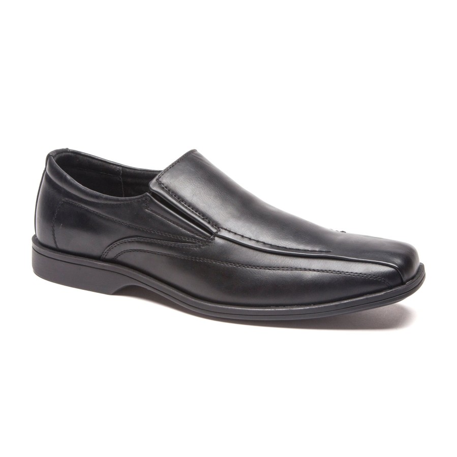 Men'S Number One Shoes Dress | Aaron Flex Dress Shoes Black