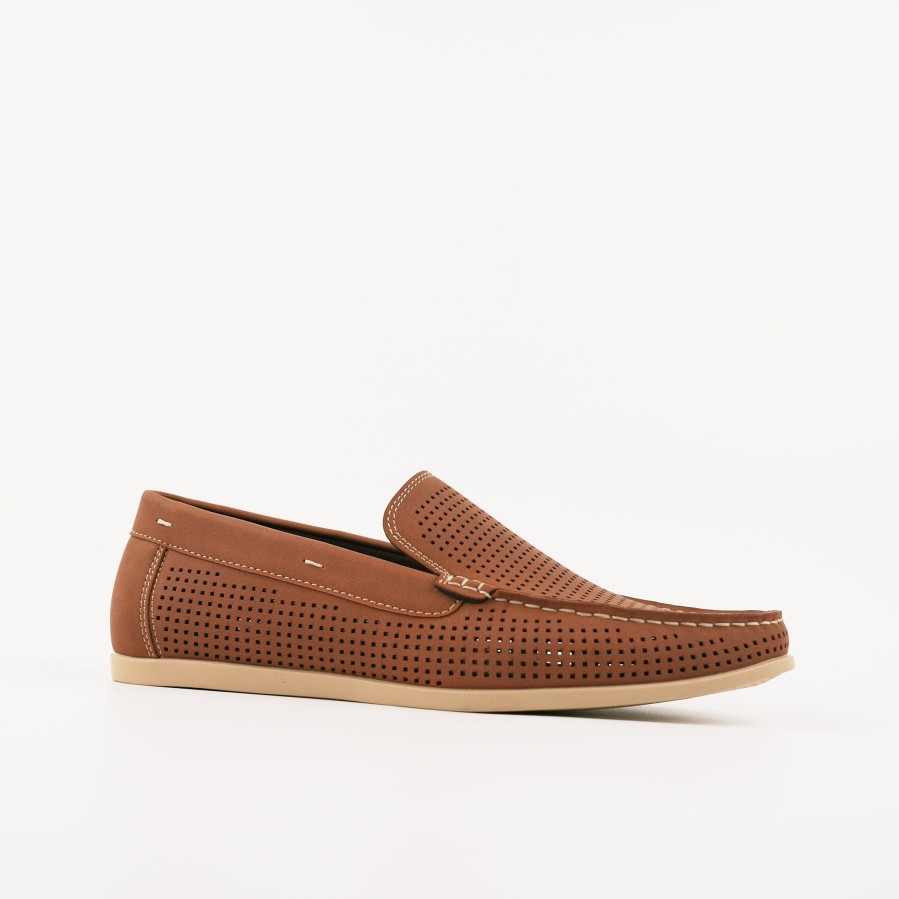 Men'S Number One Shoes Casual | Pierce Men'S Loafers Tan