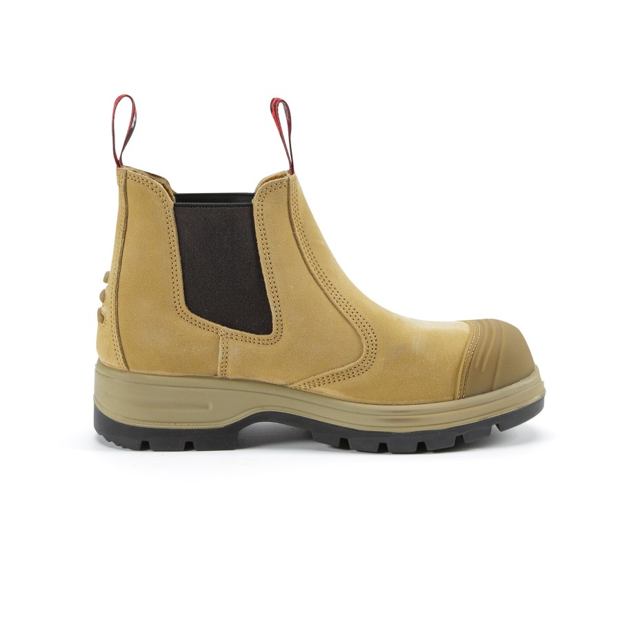 Men'S Number One Shoes Safety | Bata Outage Safety Boots Wheat